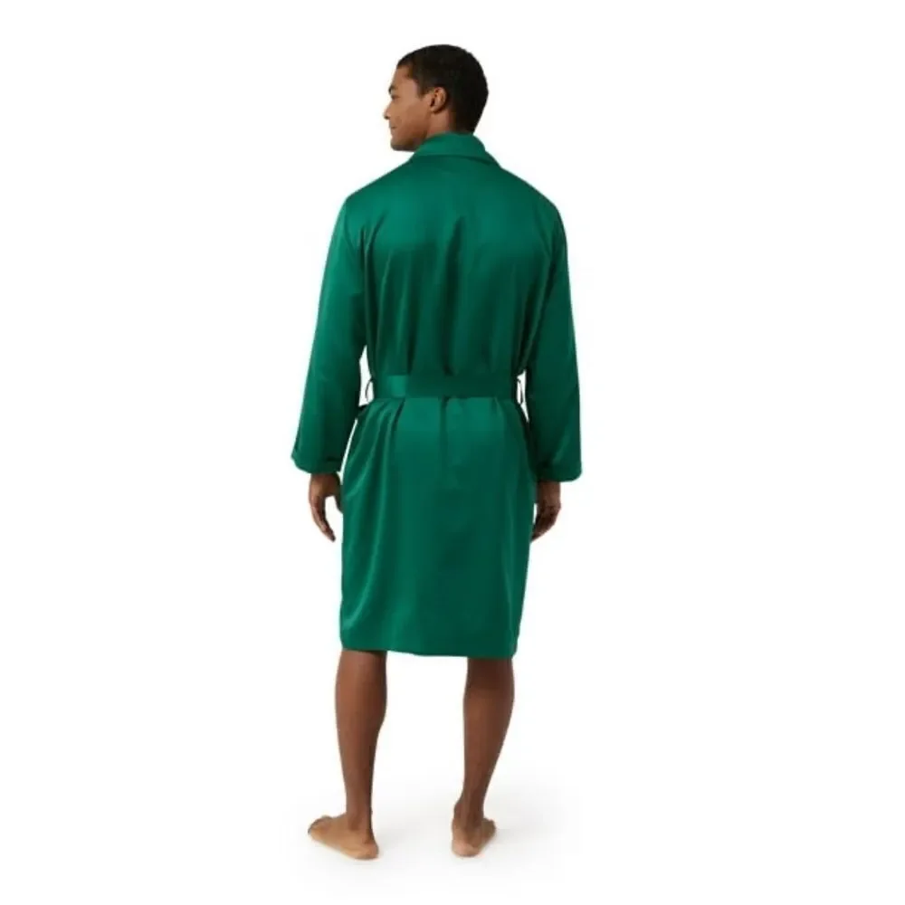 Dogg Supply by Snoop Dogg Mens Poly Satin Robe - Evergreen Size 2XL